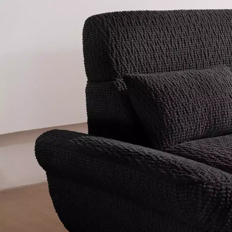 Sofá elíptico de dos plazas EHMKNP en forma de velero - Sofá de salón de lujo con espuma comprimida de alta densidad