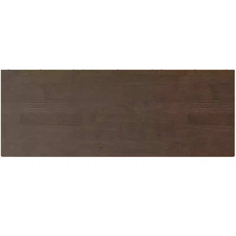 Pearson MADERA DURA SÓLIDA 43 pulgadas x 42 pulgadas Mueble bajo de almacenamiento de 6 cubos moderno de mediados de siglo con cajones en nogal marrón