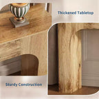 Mesa Consola de Granja, Mesa Estrecha de Madera para Entrada Detrás del Sofá, Mueble Rústico Delgado para Pasillo para Salas de Estar, Recibidores y Apartamentos