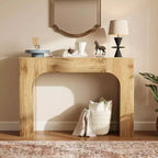 Mesa Consola de Granja, Mesa Estrecha de Madera para Entrada Detrás del Sofá, Mueble Rústico Delgado para Pasillo para Salas de Estar, Recibidores y Apartamentos