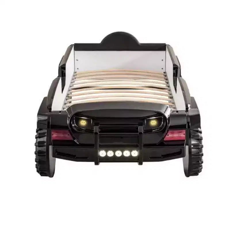 Cama individual Royal Hampton SUV con luces, efectos de sonido, piel sintética negra