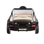 Cama individual Royal Hampton SUV con luces, efectos de sonido, piel sintética negra