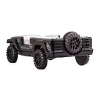 Cama individual Royal Hampton SUV con luces, efectos de sonido, piel sintética negra