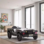 Cama individual Royal Hampton SUV con luces, efectos de sonido, piel sintética negra