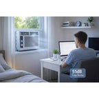 Acekool 5,000 BTU Window Air Conditioner, Fast Cooling Window AC with Remote, Timer, Quiet Room Cooling for Small Rooms up to 300 Sq Ft