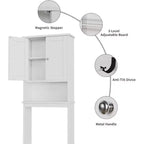 Mueble de Almacenamiento Dcolora sobre el Inodoro (Blanco)