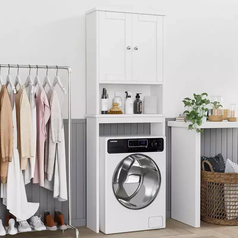 Mueble de Almacenamiento Dcolora sobre el Inodoro (Blanco)