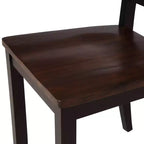 Juego de comedor de 5 piezas para 4 personas, juego de mesa de cocina rectangular de madera con 4 sillas, juego de comedor estilo rústico para cocina