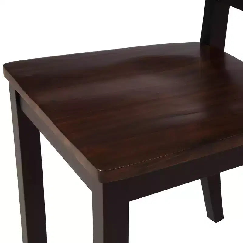 Juego de comedor de 5 piezas para 4 personas, juego de mesa de cocina rectangular de madera con 4 sillas, juego de comedor estilo rústico para cocina