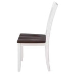 Juego de comedor de 5 piezas para 4 personas, juego de mesa de cocina rectangular de madera con 4 sillas, juego de comedor estilo rústico para cocina