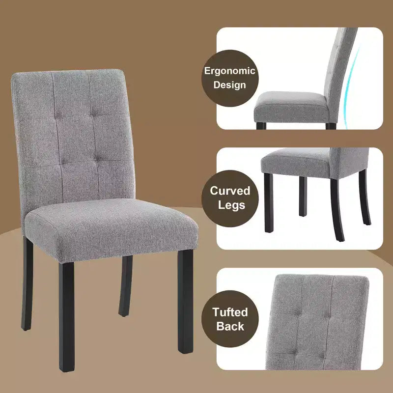 Juego de mesa de comedor de imitación mármol para 6 personas, mesa de comedor rectangular de 6 piezas con 4 sillas tapizadas y 1 banco para comedor