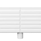 JVNOXK Consola de TV de 70 pulgadas estilo onda con estantes ajustables y 4 gabinetes, con capacidad para televisores de hasta 75 pulgadas; ideal para salas de estar, blanco