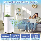 10000 BTU Portable Air Conditioner with Heater 3 in-1 Cooling, AC Portable Air Conditioner