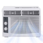Energy-Efficient 5000 BTU Window Air Conditioner for Rooms up to 150 Sq.Ft  Quiet Operation, Mechanical Controls, Easy Installation