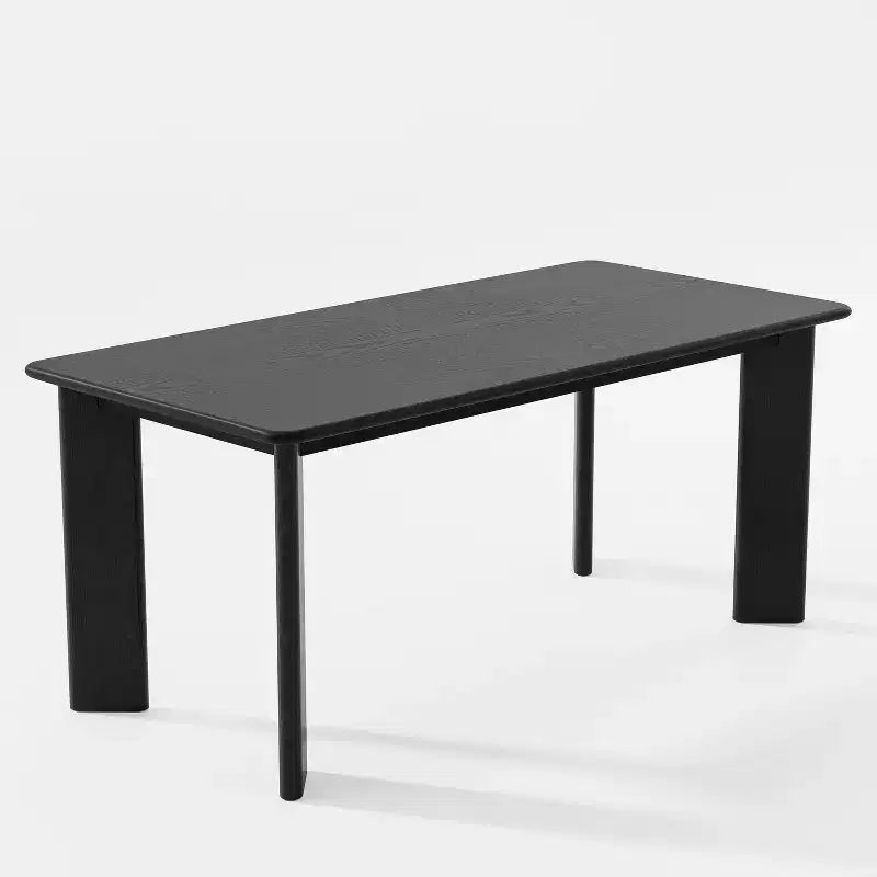 Mesa de comedor rústica PexFix de madera maciza con tablero cuadrado de madera para comedores modernos y reuniones familiares