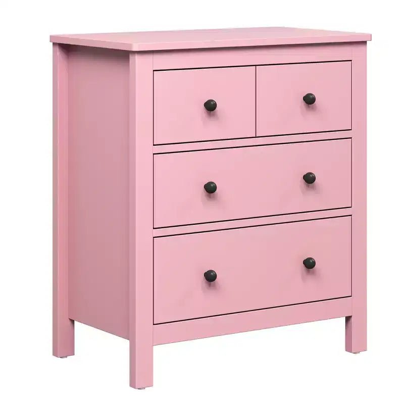 Cómoda moderna de madera con 3 cajones para dormitorio