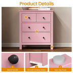 Cómoda moderna de madera con 3 cajones para dormitorio