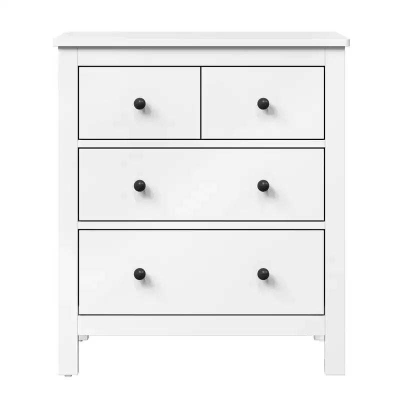 Cómoda moderna de madera con 3 cajones para dormitorio