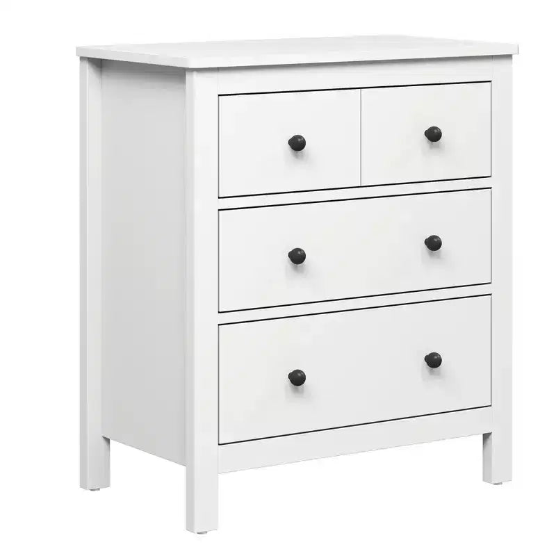 Cómoda moderna de madera con 3 cajones para dormitorio
