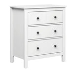 Cómoda moderna de madera con 3 cajones para dormitorio