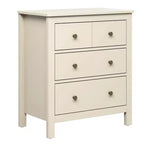 Cómoda moderna de madera con 3 cajones para dormitorio