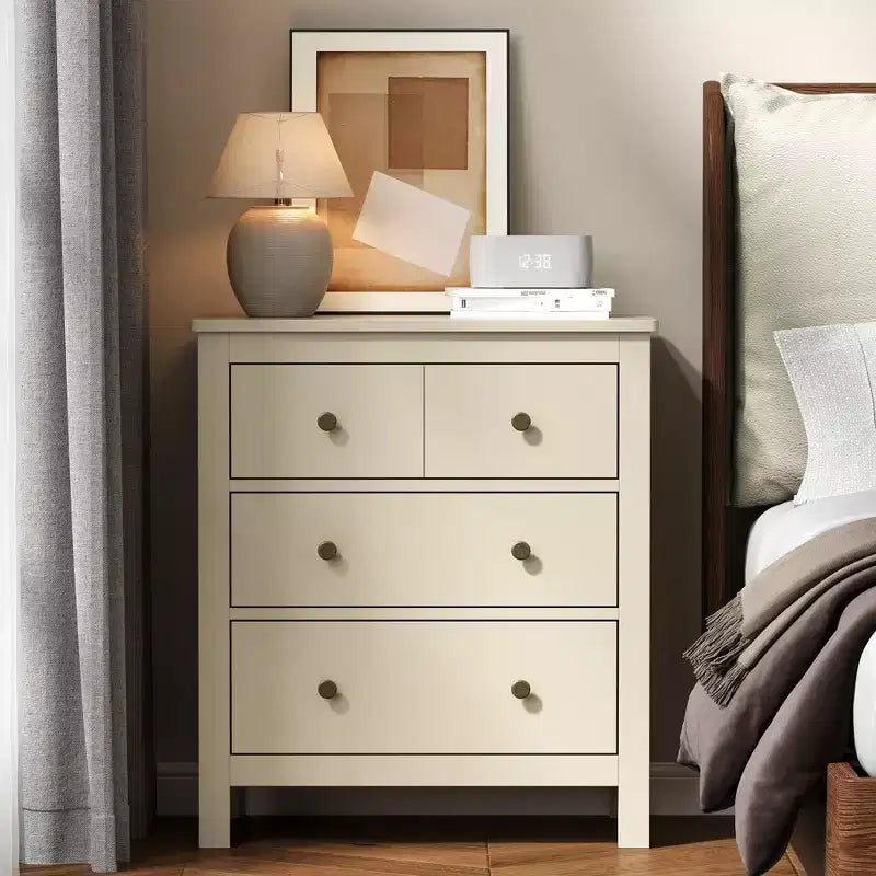 Cómoda moderna de madera con 3 cajones para dormitorio