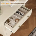Cómoda moderna de madera con 3 cajones para dormitorio