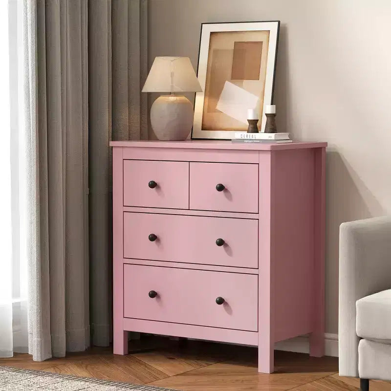 Cómoda moderna de madera con 3 cajones para dormitorio