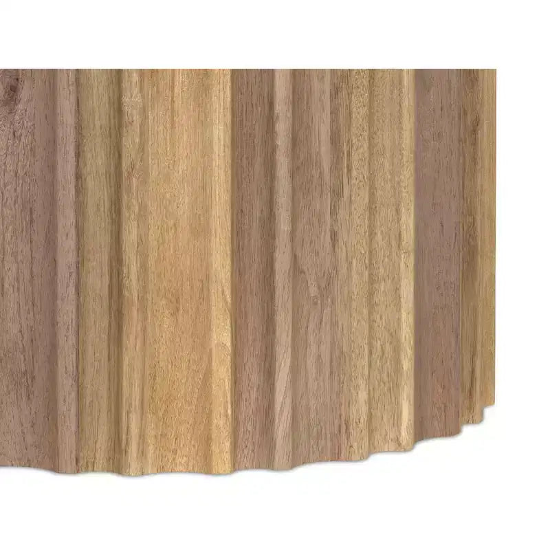 Mesa auxiliar contemporánea Doncaster Boho de mango macizo de 16 pulgadas de ancho, ensamblada