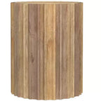 Mesa auxiliar contemporánea Doncaster Boho de mango macizo de 16 pulgadas de ancho, ensamblada