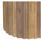 Mesa auxiliar contemporánea Doncaster Boho de mango macizo de 16 pulgadas de ancho, ensamblada