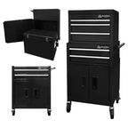 Armario de herramientas con ruedas Olympia Tools de 20 pulgadas y 5 cajones, almacenamiento con cerradura