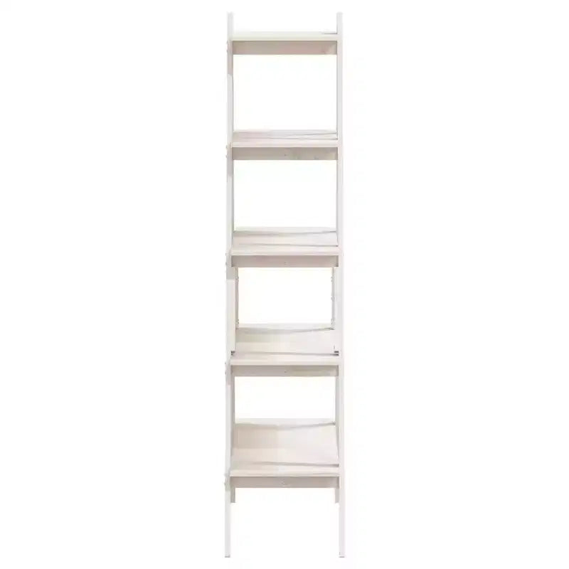 vidaXL Estantería de 5 Niveles Independiente con Forma de A Librería de Exhibición Madera Maciza Pino