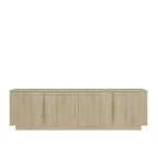 Mueble de TV moderno JVNOXK de 68 pulgadas con iluminación LED de 16 colores, compatible con televisores de 55, 60 y 65 pulgadas, incluye espacio de almacenamiento, tono de madera