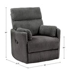 Sillón reclinable giratorio manual Whittier - iNSPIRE Q