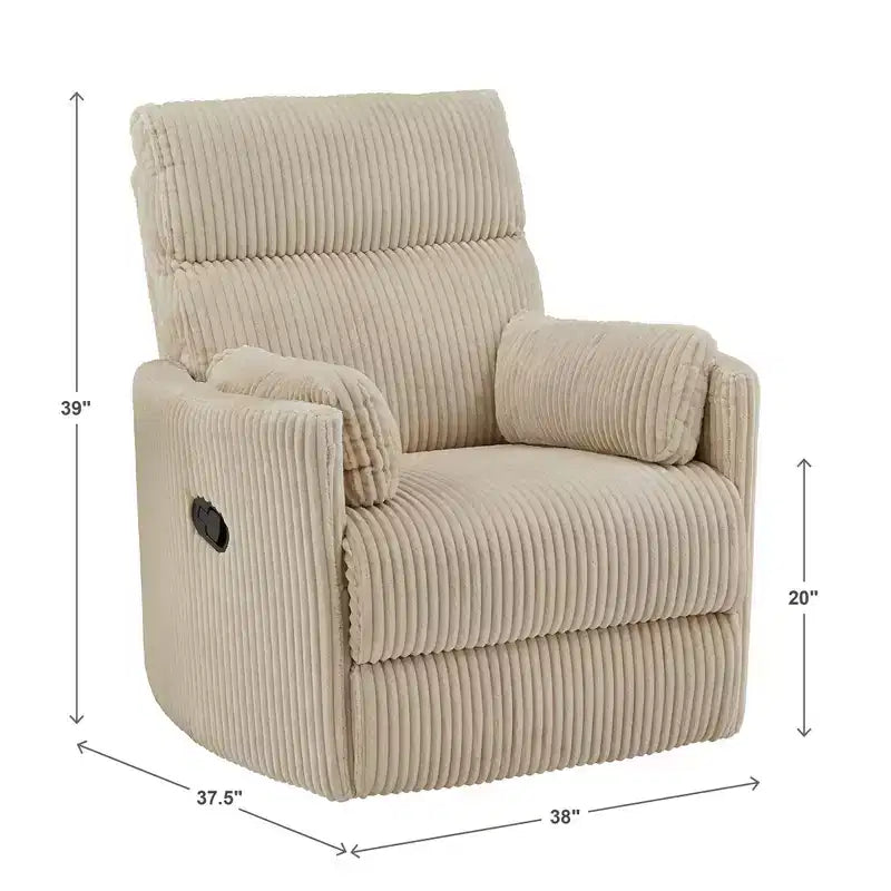 Sillón reclinable giratorio manual Whittier - iNSPIRE Q