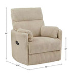 Sillón reclinable giratorio manual Whittier - iNSPIRE Q