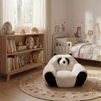 GDFStudio Gwenaelle Modern Panda-Shaped Beanbag Chair
