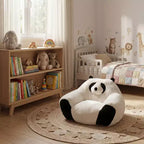 Puff GDFStudio Gwenaelle moderno con forma de panda