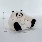 Puff GDFStudio Gwenaelle moderno con forma de panda