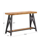 Mesa consola Westyn con estante - iNSPIRE Q