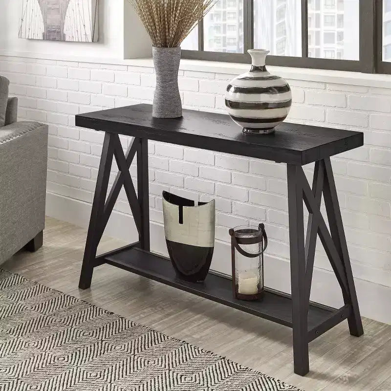 Mesa consola Westyn con estante - iNSPIRE Q