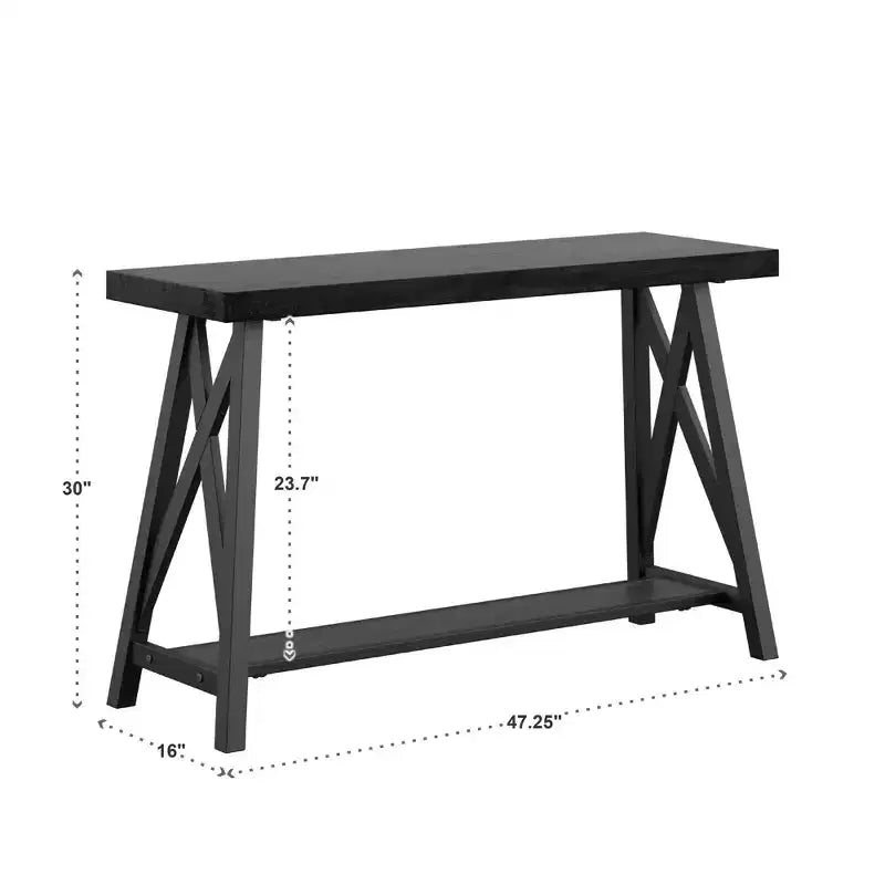 Mesa consola Westyn con estante - iNSPIRE Q