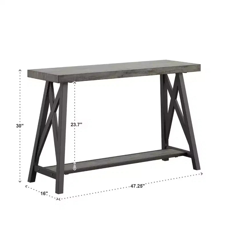 Mesa consola Westyn con estante - iNSPIRE Q