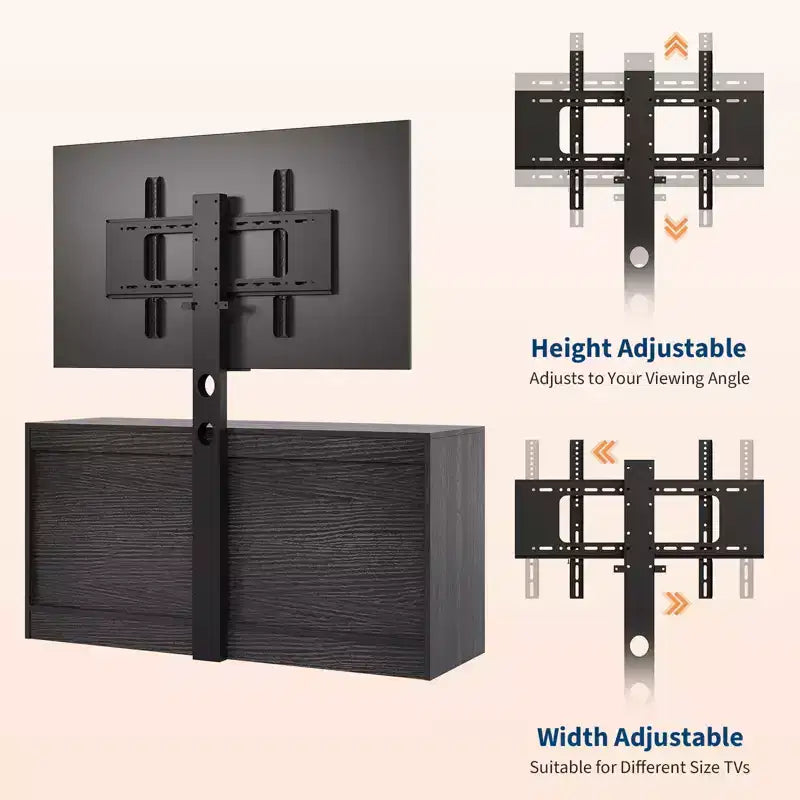 Cómoda de 9 cajones y mueble para TV con soporte para televisores de 32 a 85 pulgadas, centro de entretenimiento moderno con cajones, mesa de consola multimedia para dormitorio y sala de estar