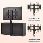 Cómoda de 9 cajones y mueble para TV con soporte para televisores de 32 a 85 pulgadas, centro de entretenimiento moderno con cajones, mesa de consola multimedia para dormitorio y sala de estar