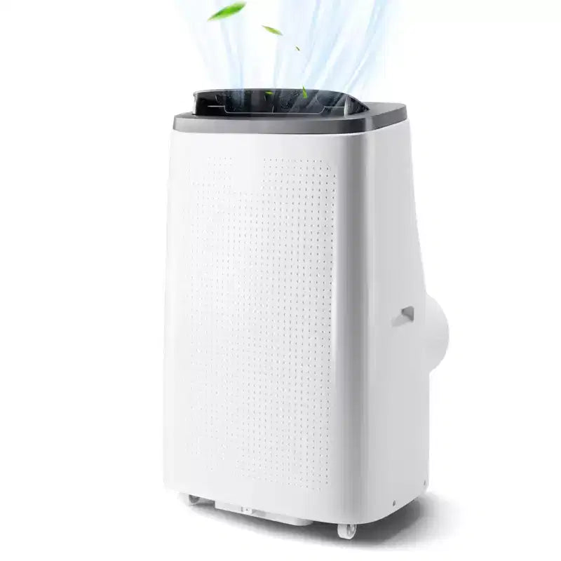 Aire acondicionado portátil de 14000 BTU - Enfriamiento, deshumidificador y ventilador para 65 m² con control remoto y oscilación automática, un año de garantía
