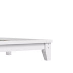 Base y armazón de cama completa Whisen con cabecero y soporte de listones de madera