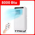 GustoWave 8000 BTU Portable Air Conditioner 3-in-1 AC with Remote, 24H Timer, Low Noise for Bedroom, Office, 350 Sq. ft.