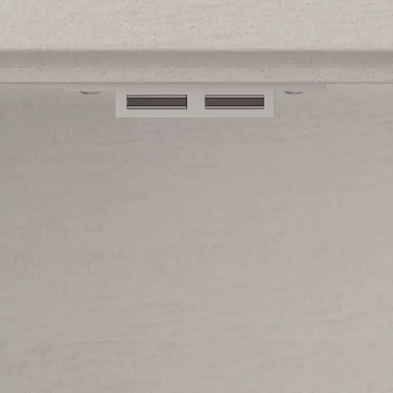 JVNOXK 52.17 pulgadas de alto vitrina con puerta de vidrio y almacenamiento, 2 cajones y estantes ajustables, para sala de estar y dormitorio, color blanco